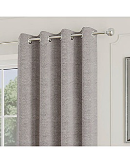 Royal Luxury Boucle Lined Eyelet Curtains