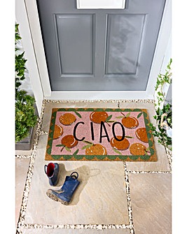 My Mat Ciao Oranges Coir Doormat