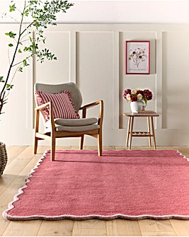 Scalloped Elsie Hand-Tufted Woollen Rug