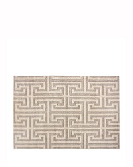 Greek Key Textured Rug