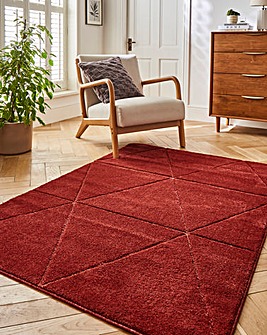 Sara Carved Triangle Rug