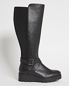 Rosetta Knee High Boots Wide Fit Standard Calf