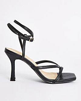 Strappy Ankle Tie Sandals Ex Wide