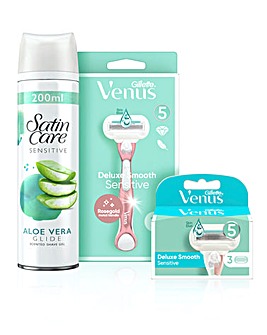 Venus Deluxe Smooth Sensitive Collection Worth Over 28 GBP