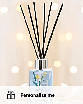 Floral Initial Reed Diffuser