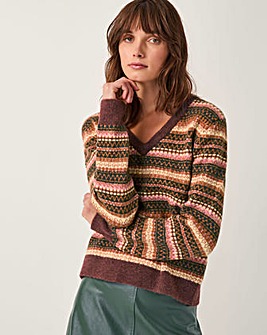 Monsoon Scout Fair Isle Jumper & Scarf