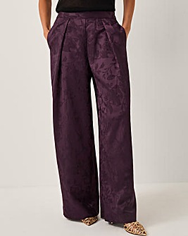 Monsoon Rory Floral Satin Trousers
