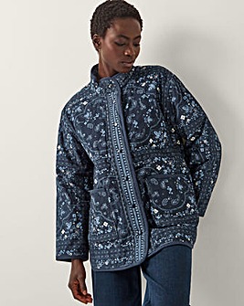 Monsoon Mandy Paisley Corduroy Jacket