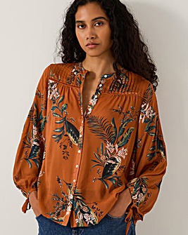 Monsoon Georgie Botanical Print Blouse