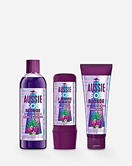 Aussie Blonde Collection, Shampoo, Conditioner and 3 Minute Miracle
