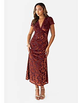 Maya Deluxe Floral Print Dress