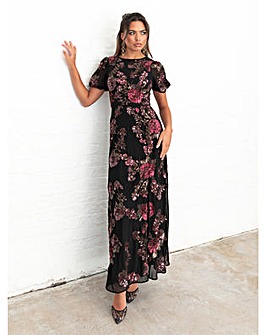 Maya Deluxe Embellished Dress