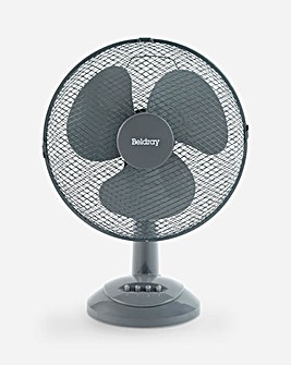 Beldray Grey 12 Inch Oscillating Desk Fan