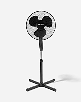 Beldray 16 Inch Black Oscillating Stand Fan