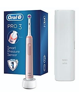 Oral-B Pro 3 3500 3D White Pink Electric Toothbrush