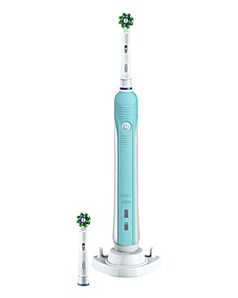 Oral-B Pro 1 670 Cross Action Electric Toothbrush with 2 Brush Heads