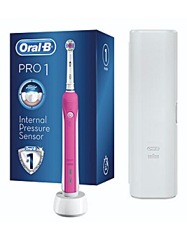 FREE TRAVEL CASE! Oral-B Pro 1 680 Cross Action Electric Toothbrush