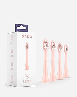 Ordo Sonic+ Brush Heads 4 Pack - Rose Gold