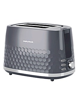Morphy Richards 220033 Hive 2 Slice Grey Toaster
