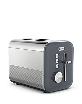 Breville VTT968 High Gloss 2 Slot Grey Toaster