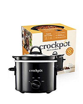 Crockpot CSC080 1.8L Black Manual Slow Cooker