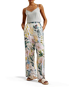 Ted Baker Printed Wide Leg Trouser