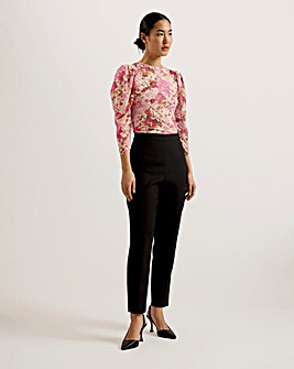 Ted Baker Raeley Gathered Shoulder Mesh Top