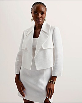 Ted Baker Shiroi Cropped Raffia Jacket