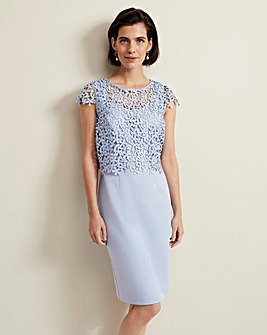 Phase Eight Daisy Lace Double Layer Dress