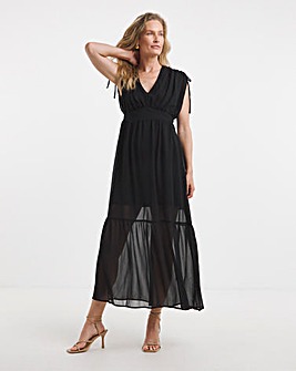 Religion V Neck Maxi Dress