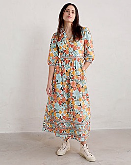 Seasalt Cornwall Blue Hills Border Dress