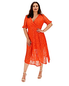 simply be orange dress