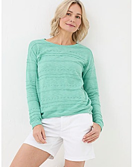 FatFace Isabel Cotton Linen Mix Jumper