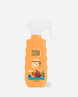 Garnier Ambre Solaire Kids Sun Cream, Easy Application Trigger Spray SPF50+