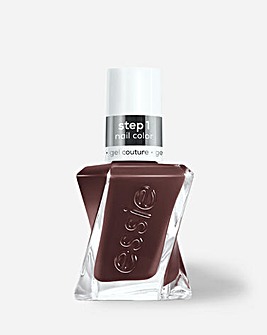 Essie Gel Couture 542 All Checked Out, Creamy Raisin-Brown Nail Polish