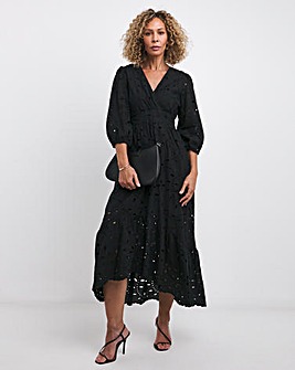 Joanna Hope High Low Broderie Dress