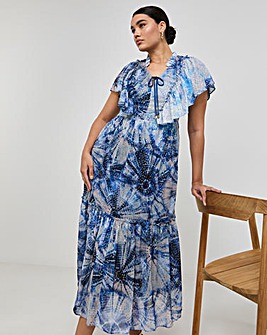 Jo by Joanna Hope Tie Dye Print Dress