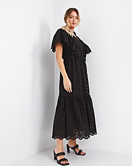 Jo by Joanna Hope Broderie Dress with Tie