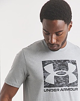Under Armour Camo Boxed Logo Short Sleeve T-Shirt