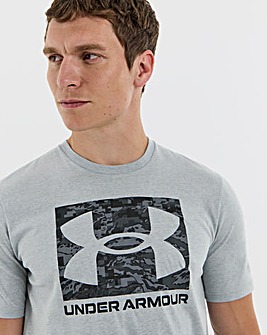 Under Armour Camo Boxed Logo Short Sleeve T-Shirt