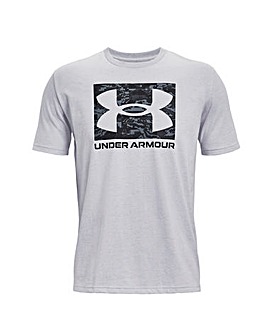 Under Armour Camo Boxed Logo Short Sleeve T-Shirt