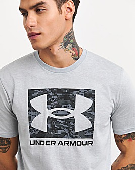 Under Armour Camo Boxed Logo SS T-Shirt