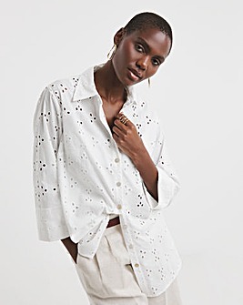 Broderie Long Sleeve Shirt