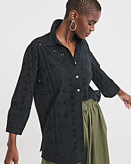 Broderie Long Sleeve Shirt