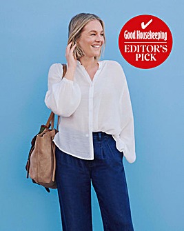 Textured Batwing Top