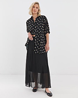 Printed Oversized Blouse