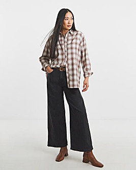 Oversized Check Shirt