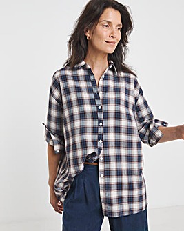 Oversized Check Shirt
