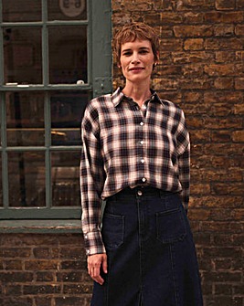 Oversized Check Shirt