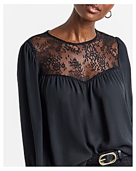 Lace Detail Blouse